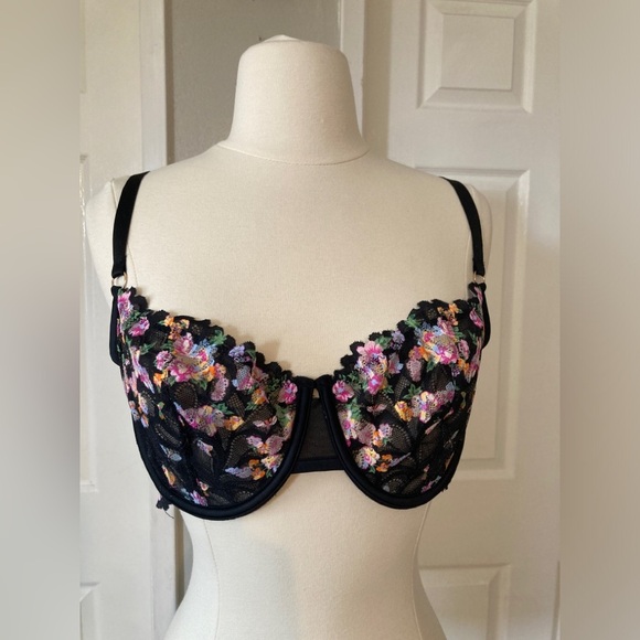 COPY - Savage Not Sorry Unlined Lace Balconette Bra Size 36DD - Picture 5 of 11